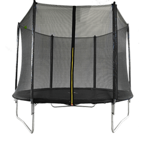 Trampolines Deluxe Round Sports Trampoline with Enclosure